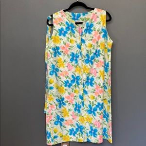 Vintage Cotton Dress w/ Front Zip